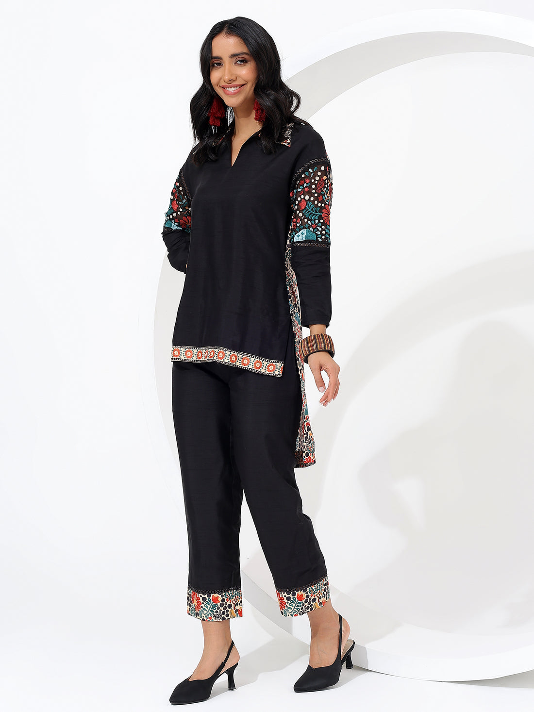 Sylva Co-ord Set - Black